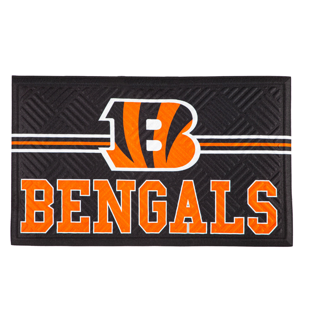 NFL Cincinnati Bengals - Cross Hatch Embossed Doormat