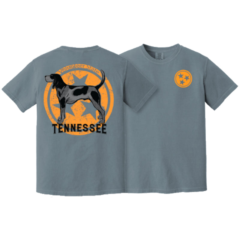 Tennessee Volunteers - Tri Star Smokey Dog Gray T-Shirt