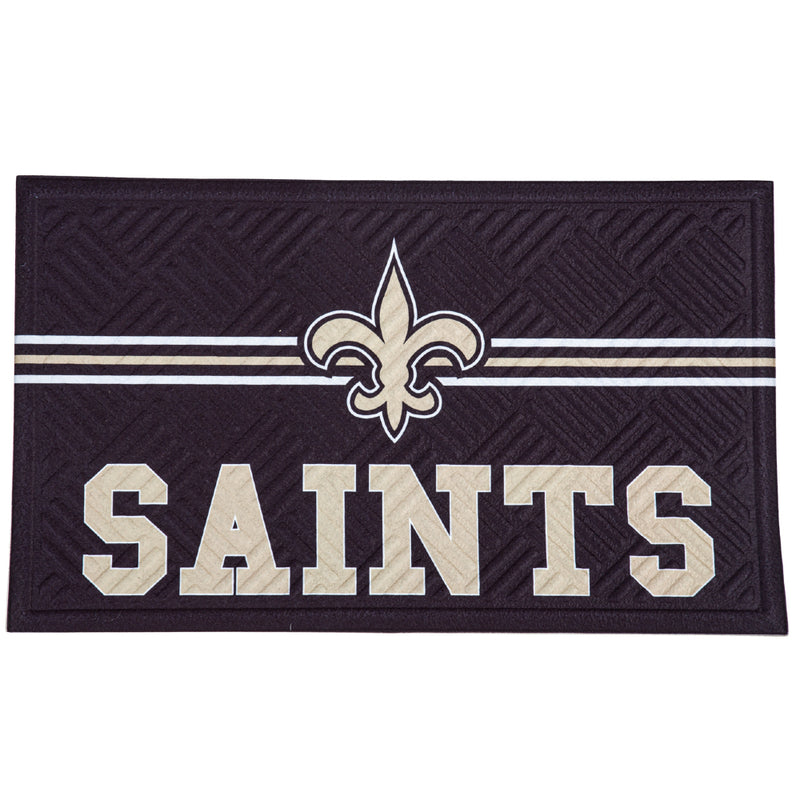 NFL New Orleans Saints - Cross Hatch Embossed Doormat