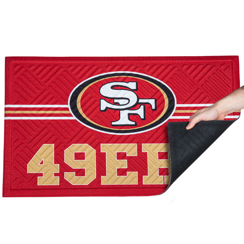 NFL San Francisco 49ers - Cross Hatch Embossed Doormat