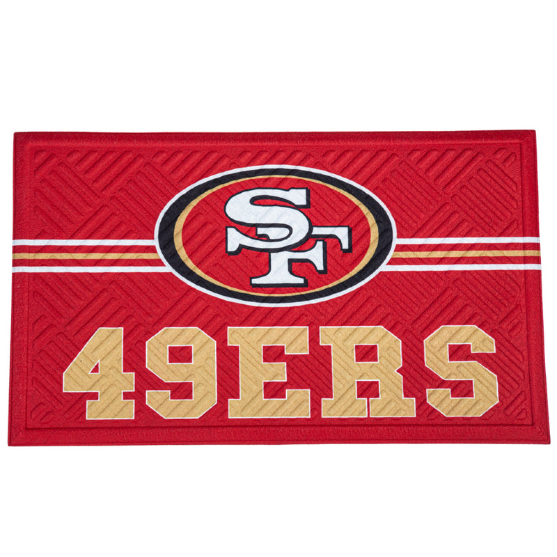 NFL San Francisco 49ers - Cross Hatch Embossed Doormat