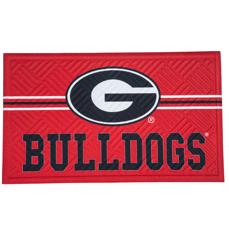 Georgia Bulldogs  - NCAA Cross Hatch Embossed Doormat