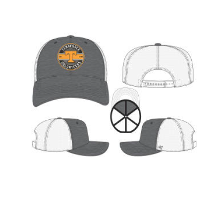 Tennessee Volunteers - Charcoal Hash Mark 47 Trucker Hat