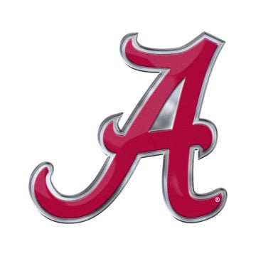 Alabama Crimson Tide - 3D 3" x 3.2" Metal Auto Emblem