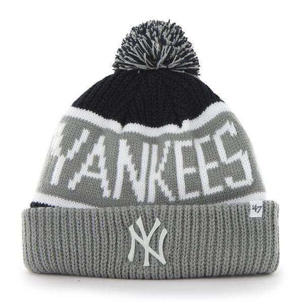 New York Yankees - Calgary Cuffed Knit Beanie, 47 Brand