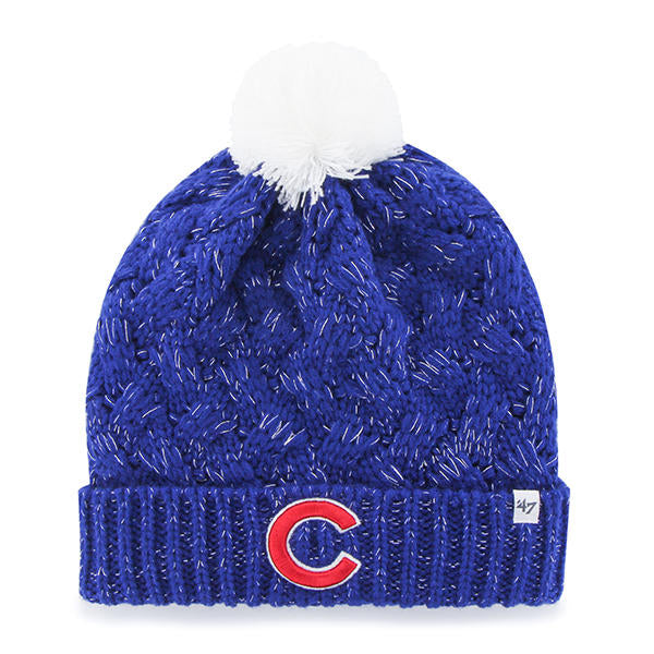 Chicago Cubs - Fiona Cuff Knit Royal Beanie, 47 Brand