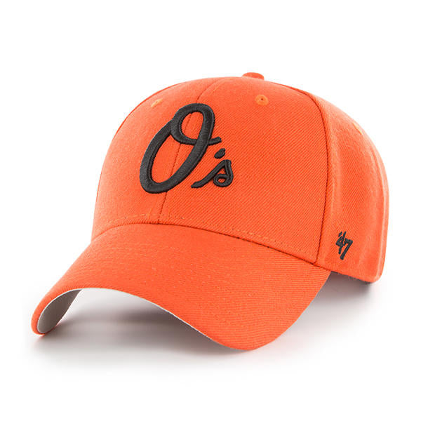Baltimore Orioles - MVP Orange Adjustable Hat, 47 Brand