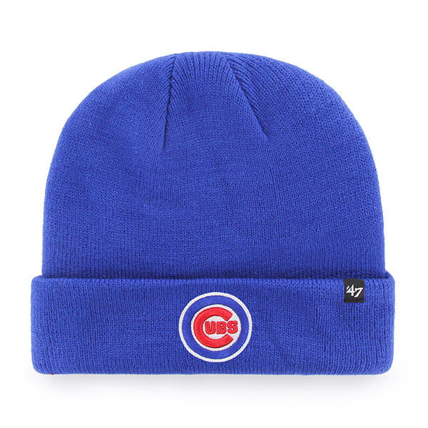 Chicago Cubs - Raised Cuff Knit Beanie, 47 Brand