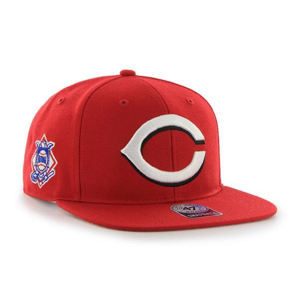 Cincinnati Reds - Captain Snapback Hat, 47 Brand