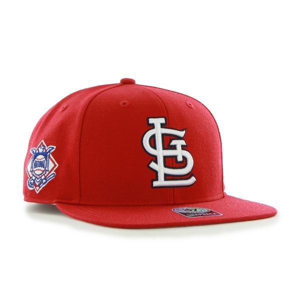 St. Louis Cardinals - Sure Shot Flat Snapback Hat, 47 Brand