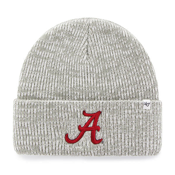 Alabama Crimson Tide - Gray Brain Freeze Beanie, 47 Brand