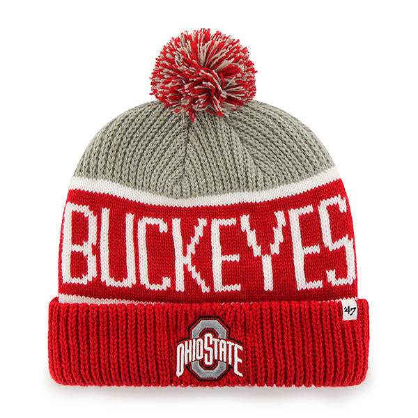Ohio State Buckeyes - Calgary Cuff Knit Beanie, 47 Brand