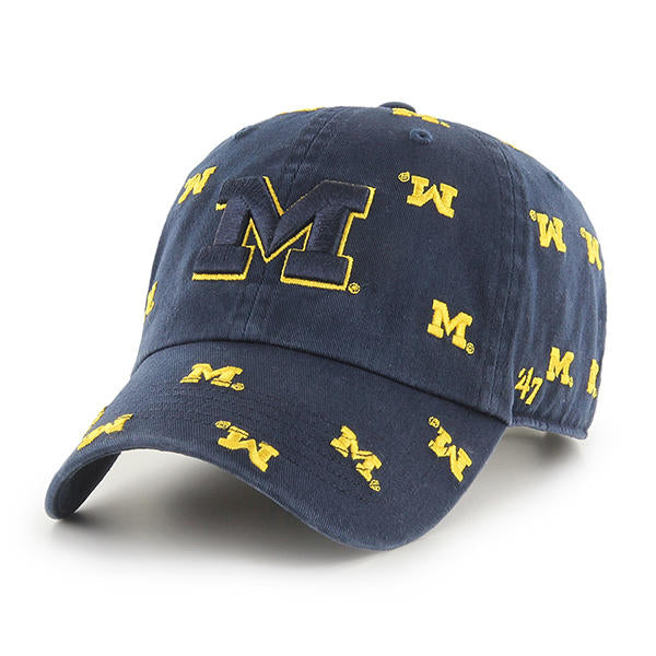 '47 Michigan Wolverines Clean Up Adjustable Hat - Navy Blue