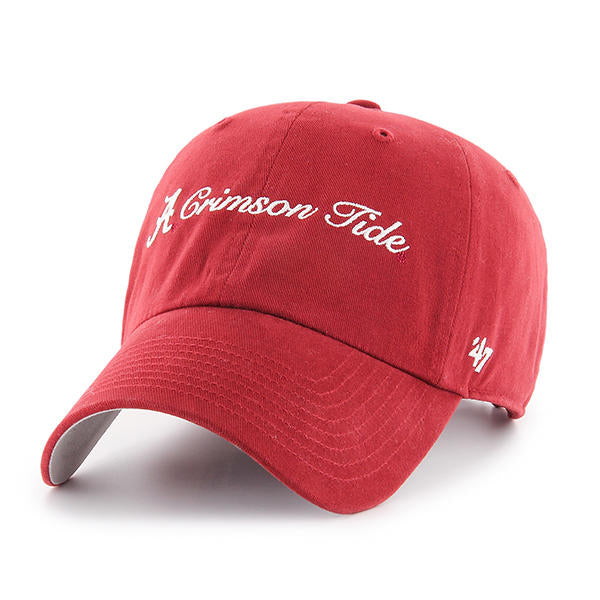 Alabama Crimson Tide - Clean Up Adjustable Women's Hat, 47 Brand