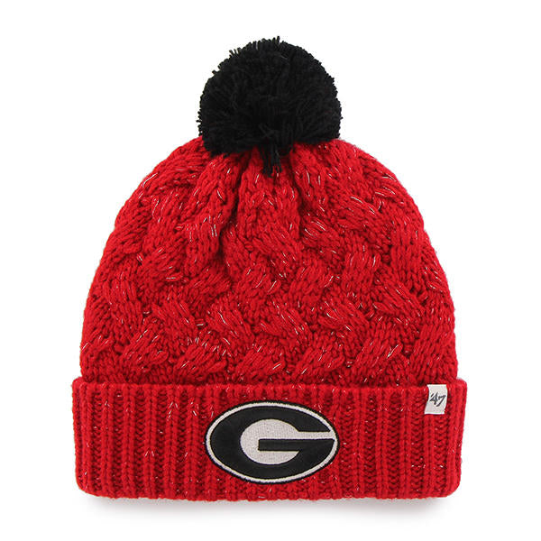 Georgia Bulldogs - Fiona Cuff Knit Beanie, 47 Brand