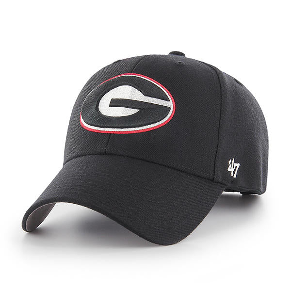 Georgia Bulldogs - Black MVP Hat, 47 Brand