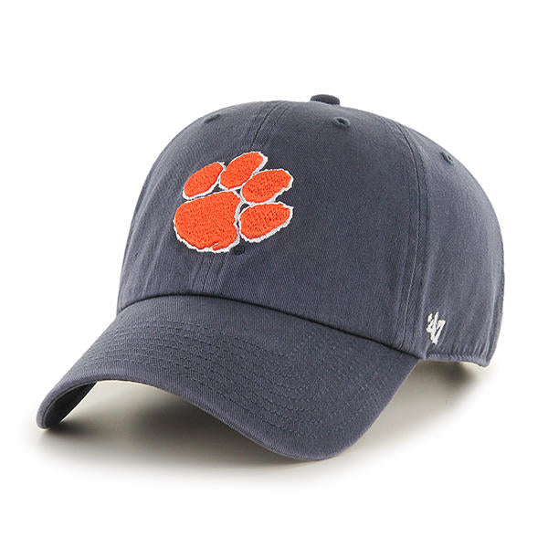 Clemson Tigers - Clean Up Adjustable Hat, 47 Brand