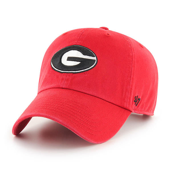 Georgia Bulldogs - Red Clean Up Hat, 47 Brand