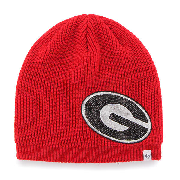 Georgia Bulldogs - Sparkle Red Beanie, 47 Brand