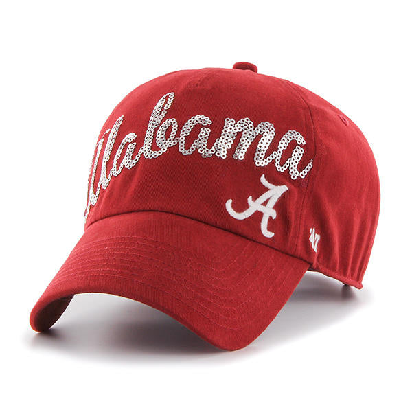 Alabama Crimson Tide - Sparkle Clean Up Razor Red Hat, 47 Brand