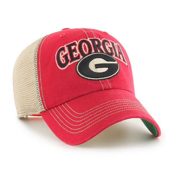 Georgia Bulldogs - Tuscaloosa Clean Up Vintage Red Hat, 47 Brand