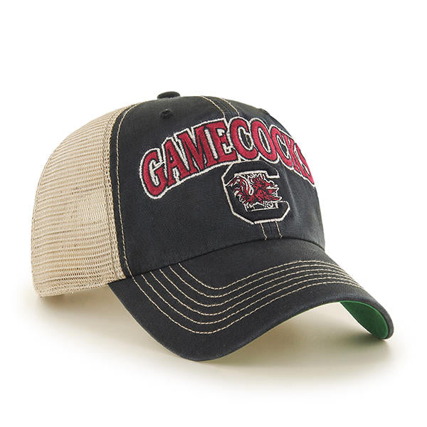 South Carolina Gamecocks - Tuscaloosa Clean Up Vintage Black Hat, 47 Brand
