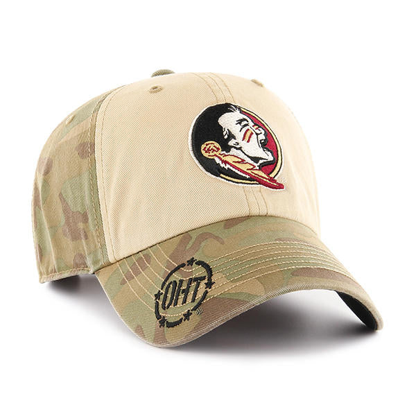 Florida State Seminoles - Gordie Faded Camo Hat, 47 Brand