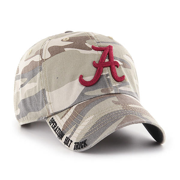 Alabama Crimson Tide - Women's OHT Granato Clean Up Camo Hat, 47 Brand