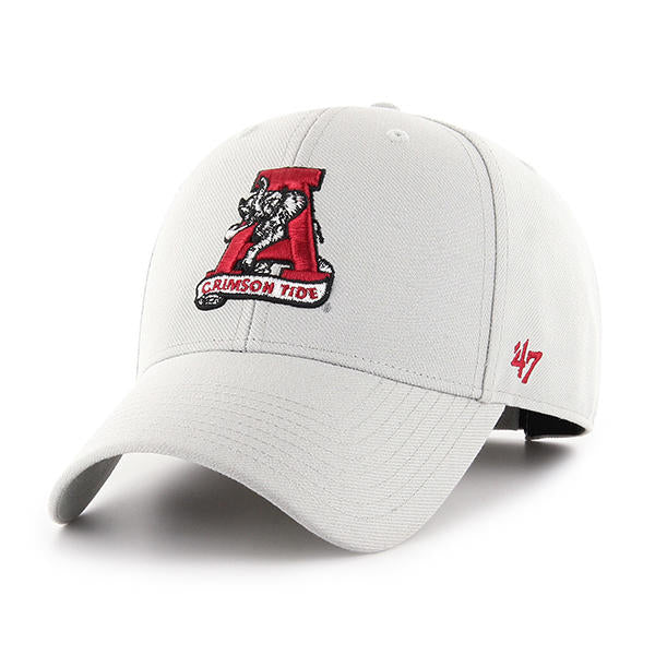 Alabama Crimson Tide White Vintage MVP Hat