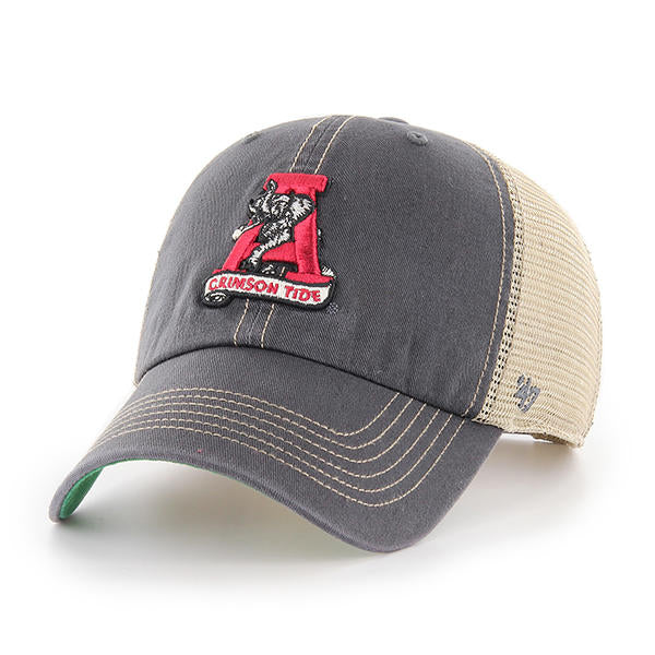 Alabama Crimson Tide - Charcoal Trawler Clean Up Hat, 47 Brand