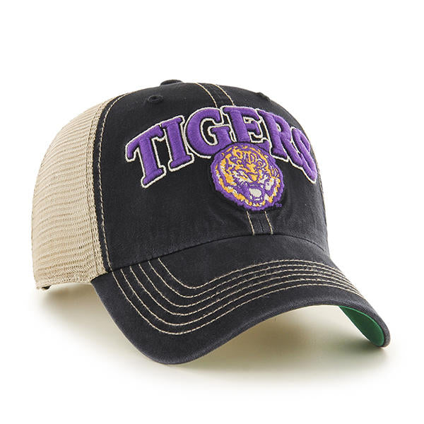 LSU Tigers - Mesh Clean Up Adjustable Hat, 47 Brand