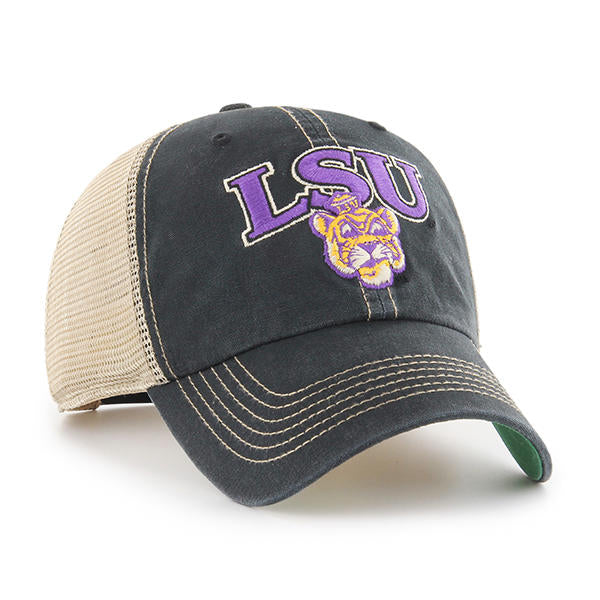 LSU Tigers Vintage Black Tuscaloosa Clean Up Hat