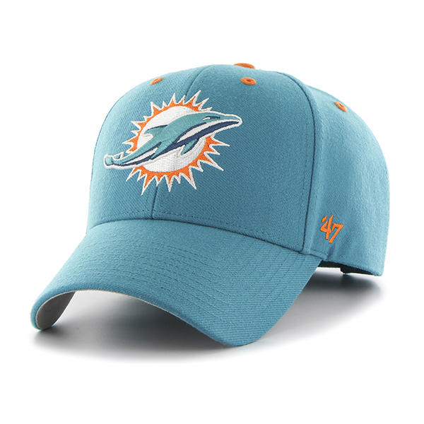 Miami Dolphins - Turquoise MVP Audible Hat, 47 Brand
