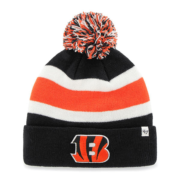 Cincinnati Bengals - Breakaway Cuff Knit Beanie, 47 Brand