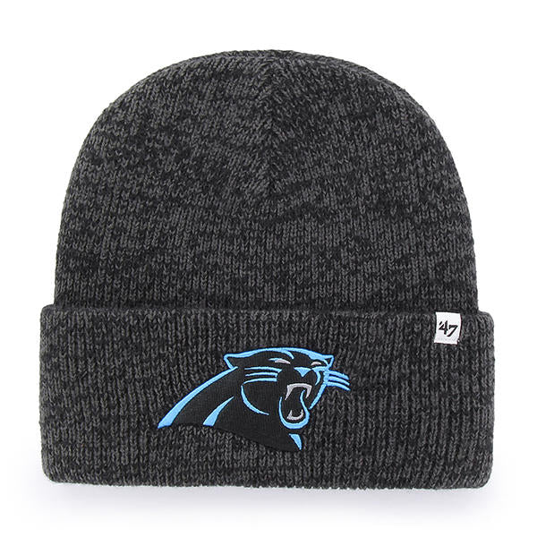 Carolina Panthers - Brain Freeze Cuff Knit Gray Beanie, 47 Brand