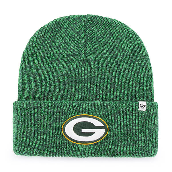 Green Bay Packers - Brain Freeze Cuff Knit Beanie, 47 Brand
