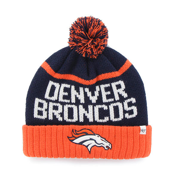 Denver Broncos - Linesman Cuff Knit Light Navy Hat, 47 Brand