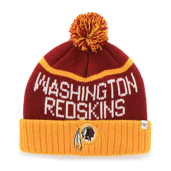 Washington - Redskins Linesman Cuff Knit Razor Red Beanie, 47 Brand