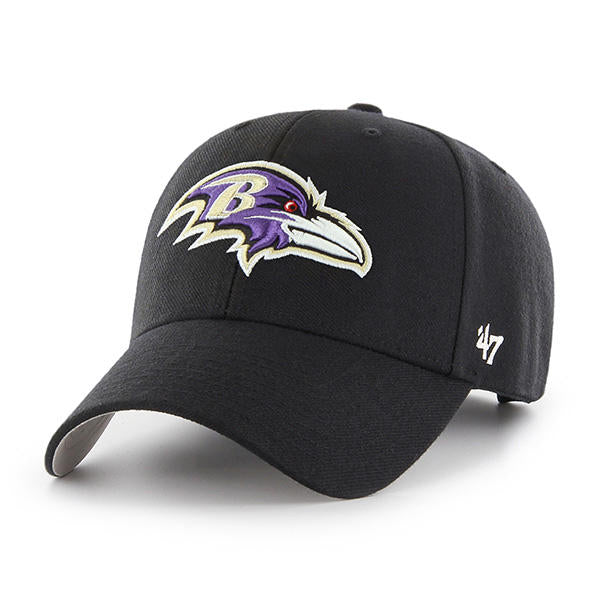 Baltimore Ravens - Black MVP Wool Hat, 47 Brand