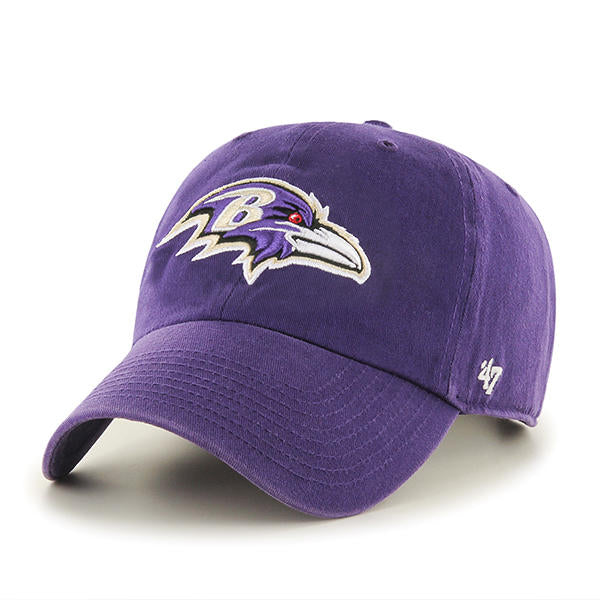 Baltimore Ravens - Clean Up Purple Raven Hat, 47 Brand