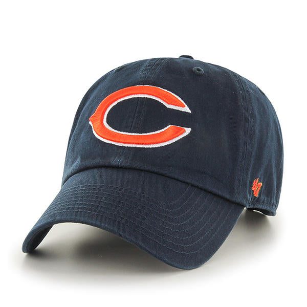 Chicago Bears - Clean Up Navy Hat, 47 Brand
