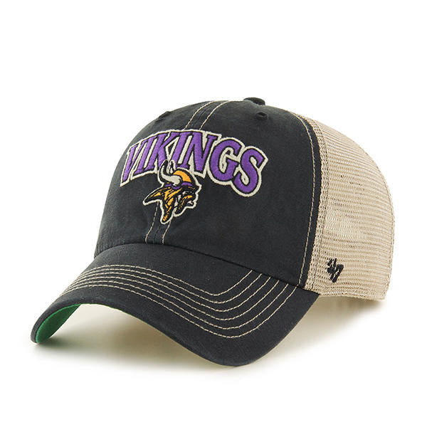 MINNESOTA VIKINGS VINTAGE BLACK ADJUSTABLE HAT TUSCALOOSA