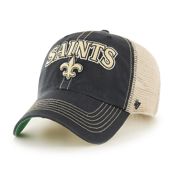 New Orleans Saints Tuscaloosa Clean Up Vintage Black Hat