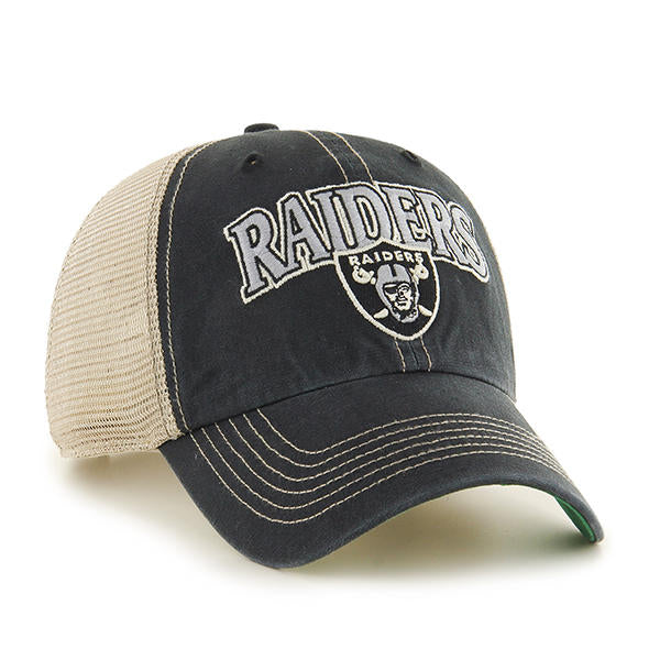Oakland Raiders Tuscaloosa Clean Up Vintage Black Hat