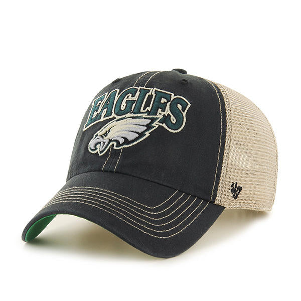 PHILADELPHIA EAGLES VINTAGE BLACK TUSCALOOSA 47 CLEAN UP