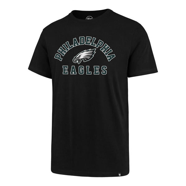 Philadelphia Eagles - Varsity Arch Super Rival Jet Black T-Shirt
