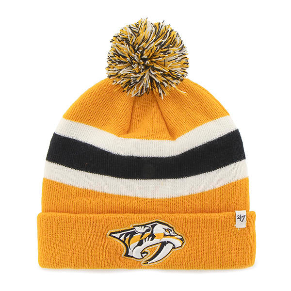 Nashville Predators - Breakaway Cuffed Knit Beanie, 47 Brand