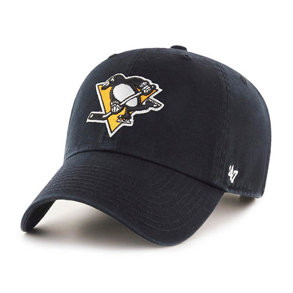 Pittsburgh Penguins - Clean Up Black Hat, 47 Brand