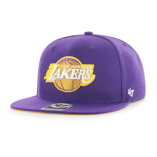 Los Angeles Lakers City Edition Captain Snapback Cap - Purple