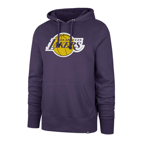 Los Angeles Lakers Primary Logo Pullover Hoodie - Purple